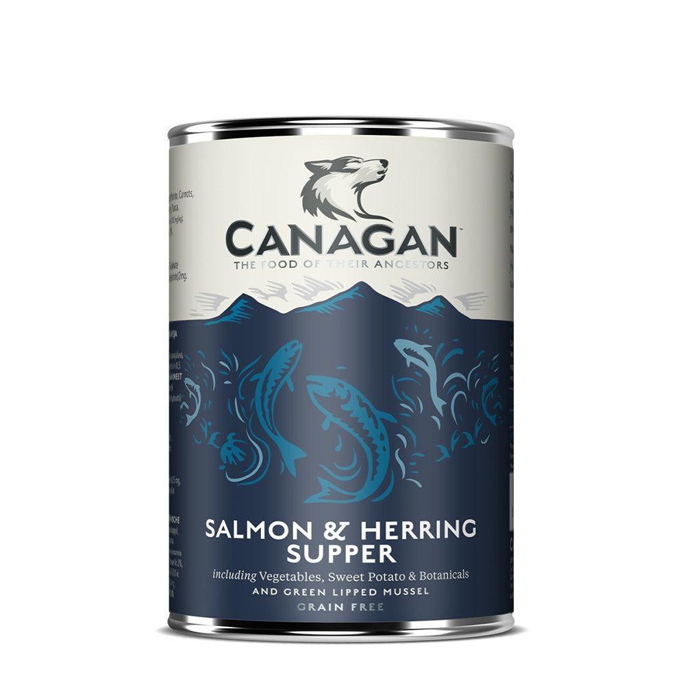 Canagan Salmon and Herring Supper 400g can for dogs
