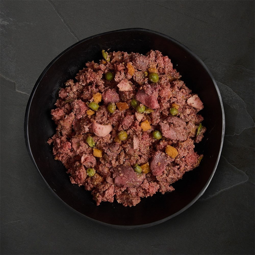 Canagan Venison and Wild Boar Stew served in a bowl