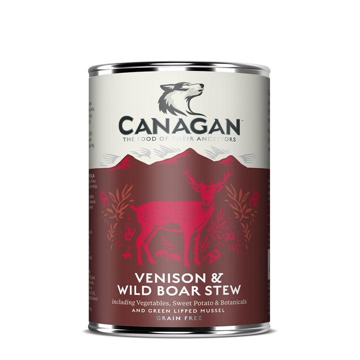 Canagan Venison and Wild Boar Stew 400g can for dogs