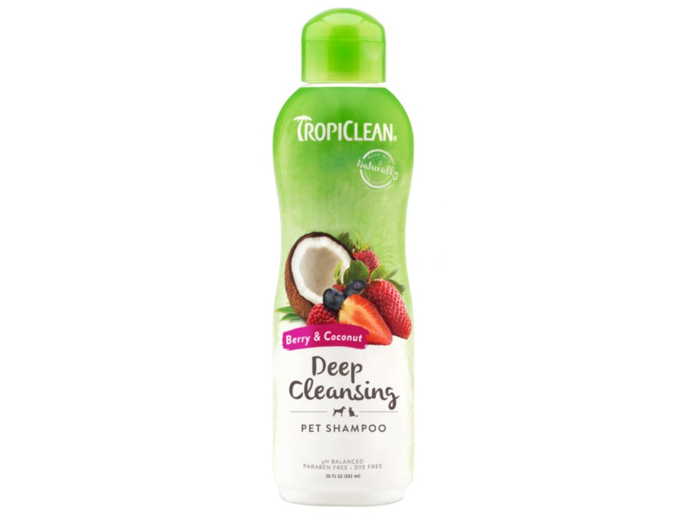 Tropiclean Berry &amp; Coconut Cleansing Shampoo 355ml (Dog) 