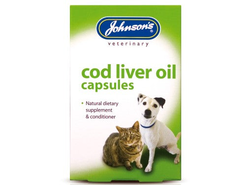 Johnsons Vet Cod Liver Oil Capsules 40TABS (Dog) 