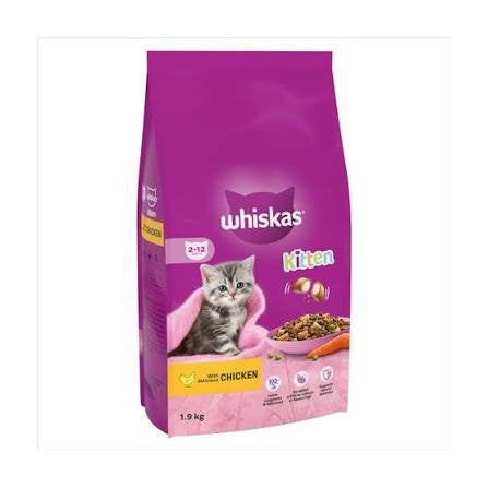Whiskas Kitten Chicken Dry Cat Food 300g