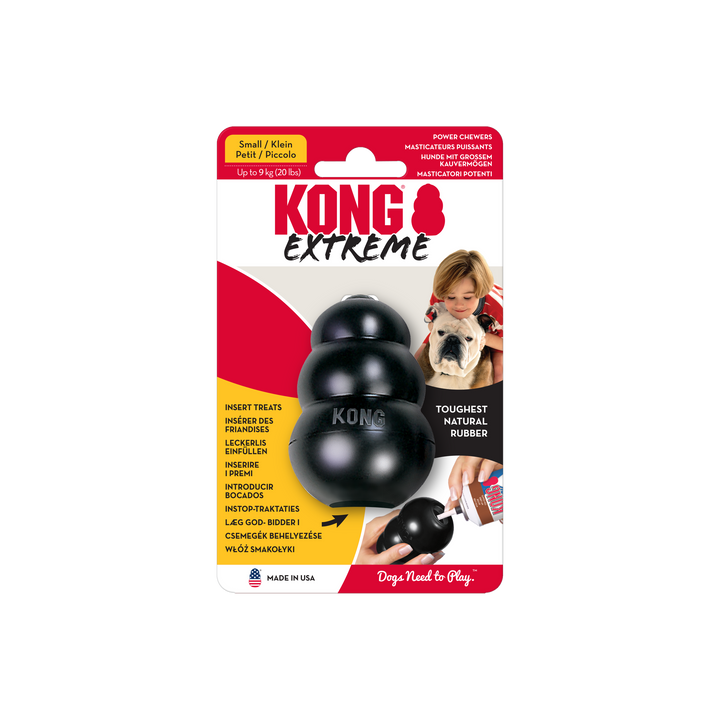 KONG Toy Extreme Black-Small, in packaging