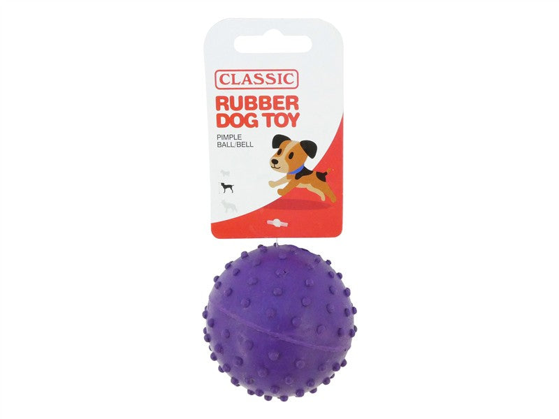Classic Rubber Pimple Ball/Bell 6cm - 6cm
