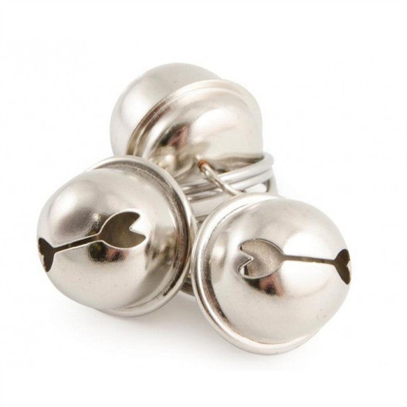 Ancol Chrome Cat Bells 3PACK