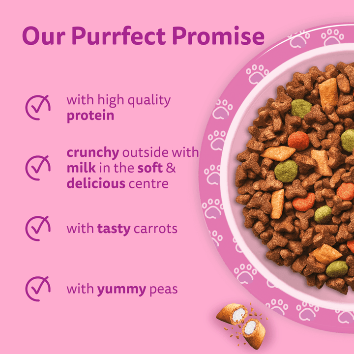 Whiskas Kitten Chicken Dry Cat Food 300g, view 3