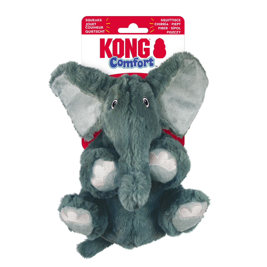 KONG Comfort Kiddos Elephant Small, in packaging