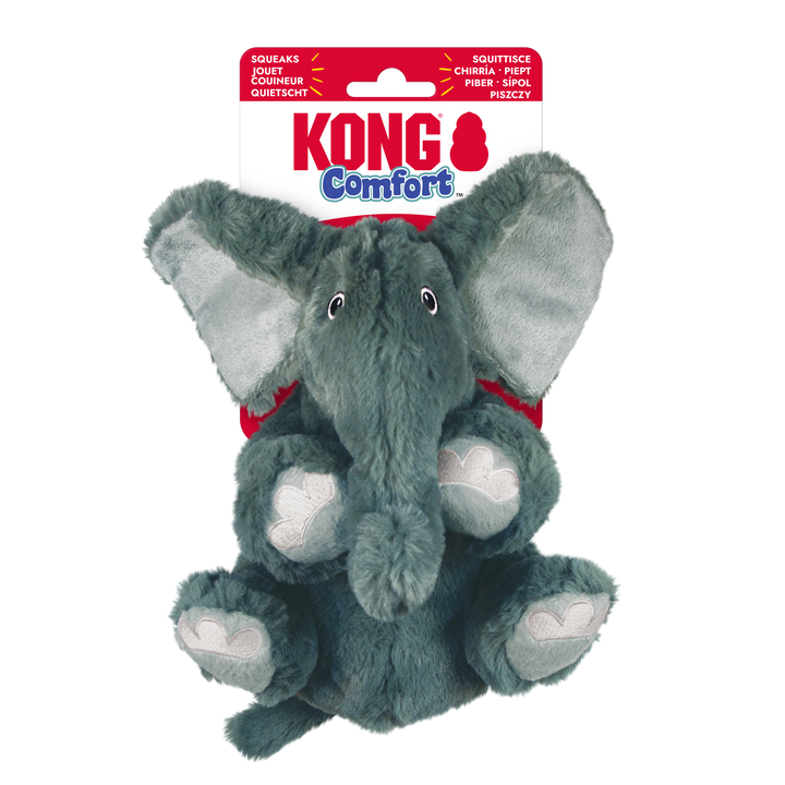 KONG Comfort Kiddos Elephant Small, in packaging