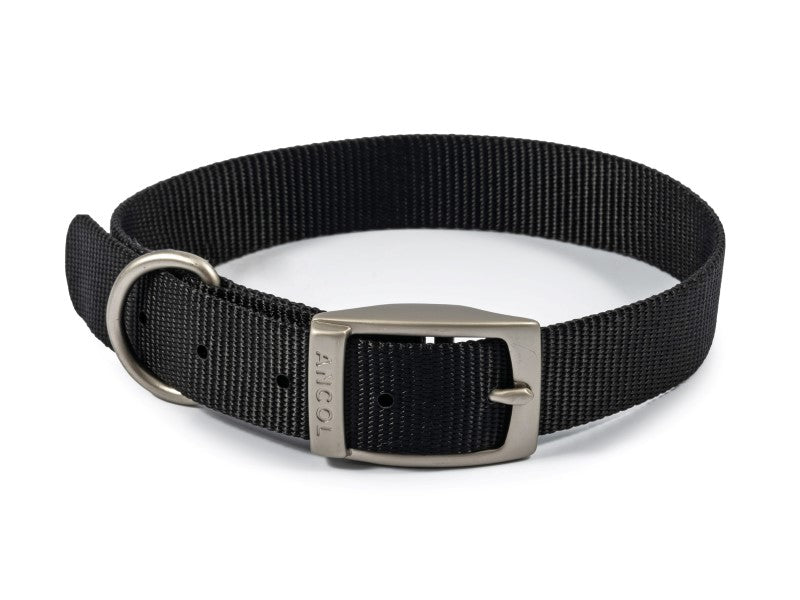 Ancol Viva Nylon Collar Black 51cm Size 5 