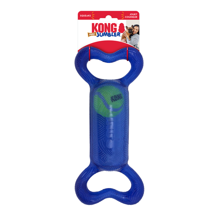 KONG Jumbler Tug Assorted Medium/Large, in packaging
