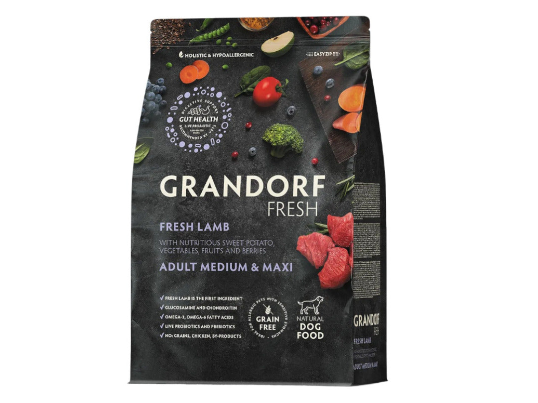 Grandorf Grain Free Maxi Fresh Lamb 10kg | Petshop Near Me