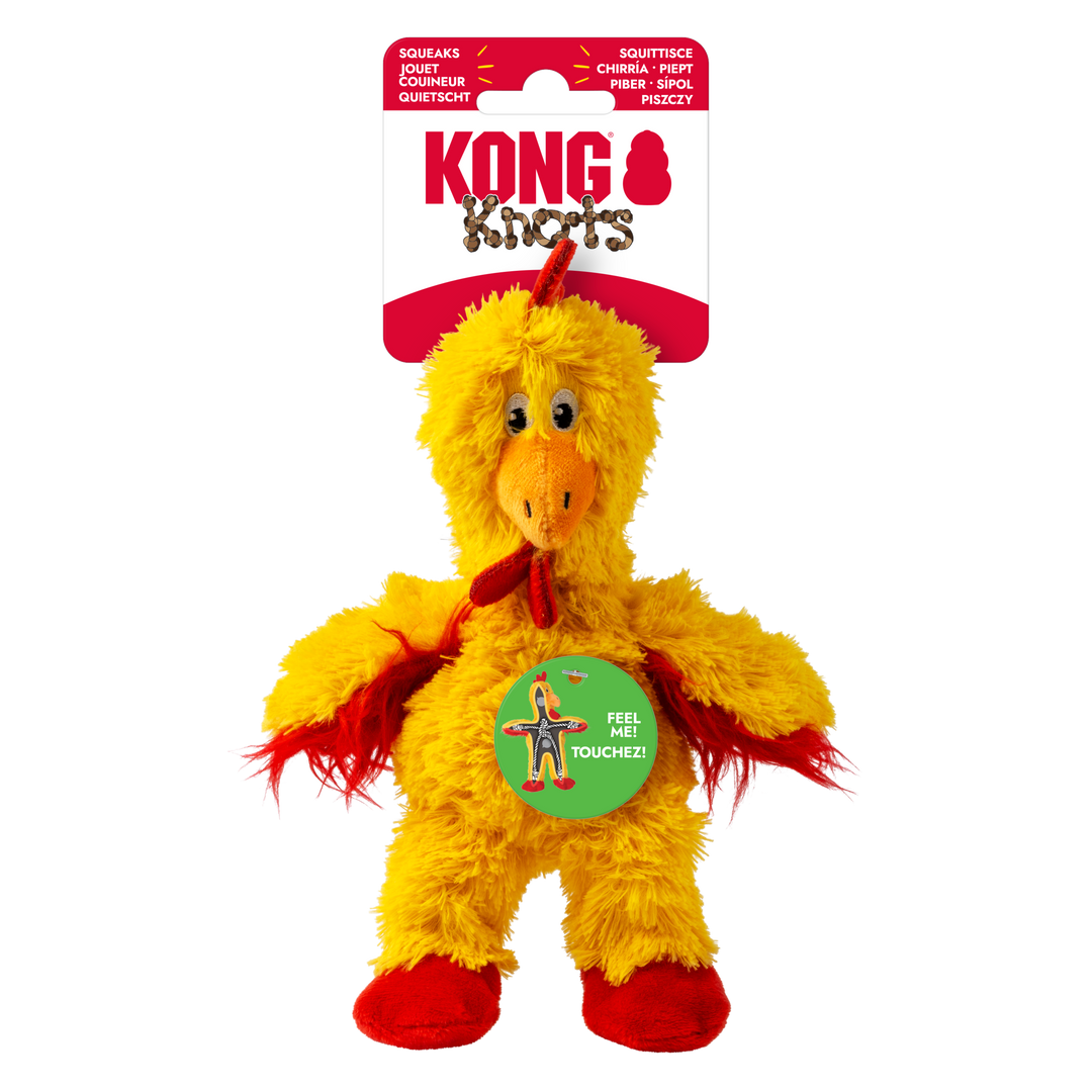 KONG Knots Chicken Small, in packaging