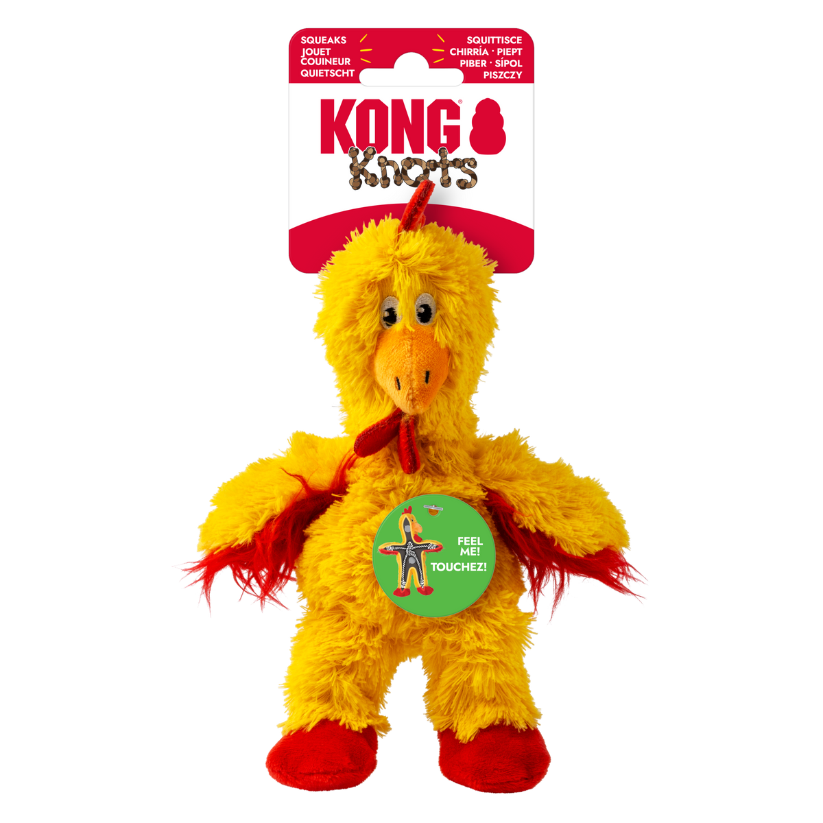 KONG Knots Chicken Small, in packaging