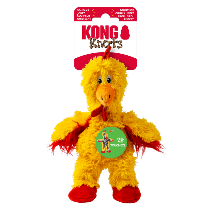 KONG Knots Chicken Small, in packaging