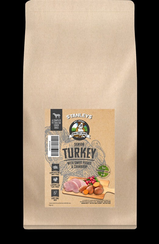 Stanleys Grain Free Adult Senior Turkey &amp; Sweet Potato