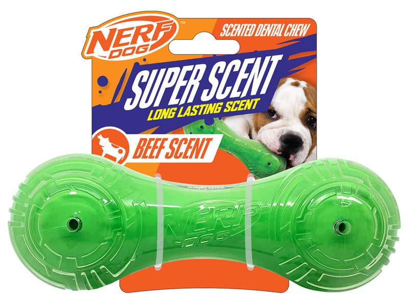 Nerf Tpr Beef Scented Tpr Barbell 18cm (Dog) 