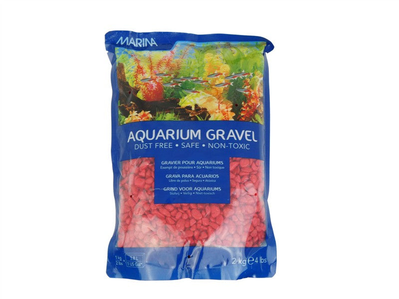 Hagen Marina 2kg Red Aquarium Gravel