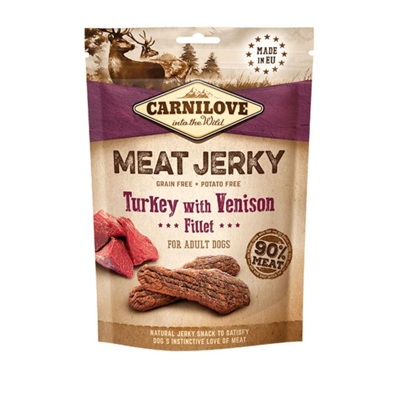 Carnilove Jerky Turkey &amp; Venison 100g