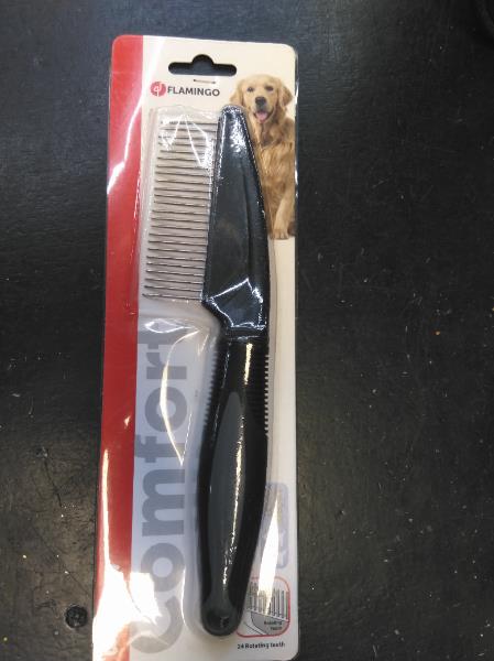 Flamingo Comfort Comb- 24 Roatating Teeth