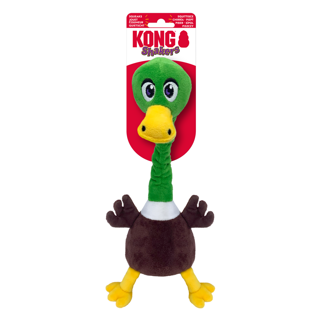 KONG Shakers Bob Medium Mallard, in packaging