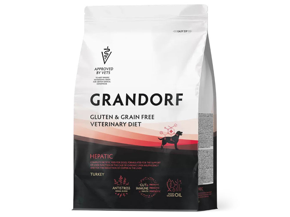 Grandorf Veterinary Turkey Hepatic 1kg | Petshop Near Me