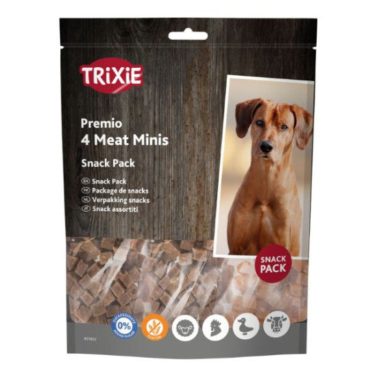 Trixie Premio 4 Meat Minis Chick/Duck/Beef/Lamb 4x100g