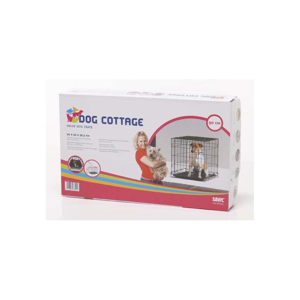 Dog Cottage Mini 50 cm, Black Wire