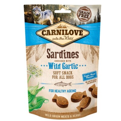 Carnilove Sardines With Garlic Soft Treat 200g