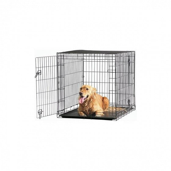 Dog Cottage XL 107 cm, Black Wire