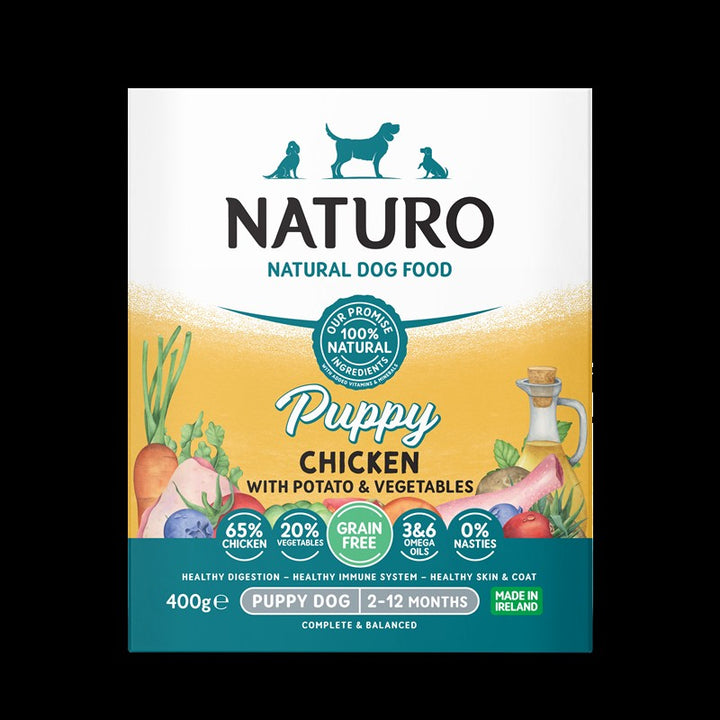 Naturo Grain Free Puppy chicken &amp; Veg 400g