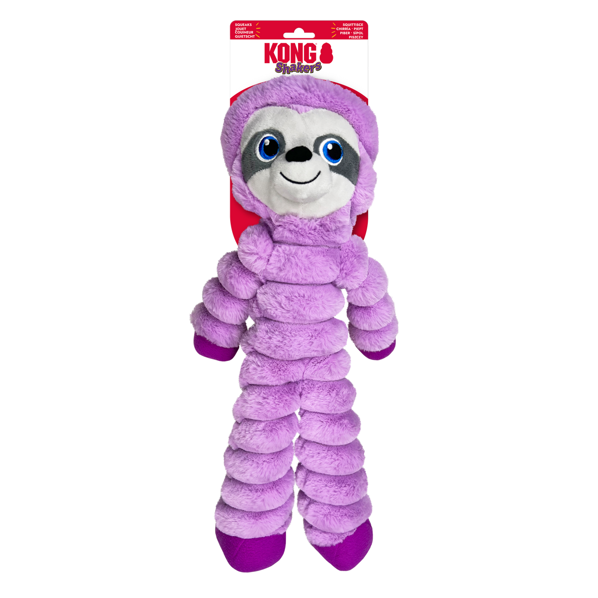 KONG Shakers Crumples Sloth Extra Large, in packaging
