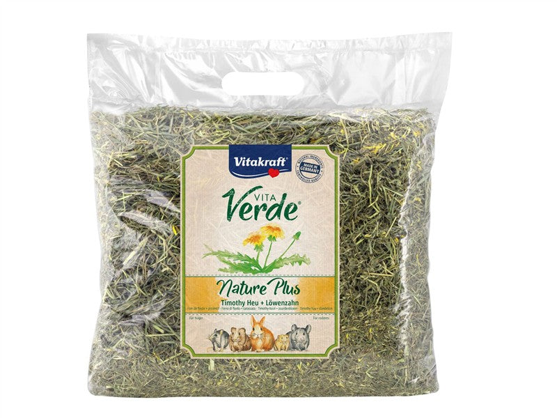 Vitakraft Vita Verde Hay &amp; Dandelion 500GM (Small Animal) 