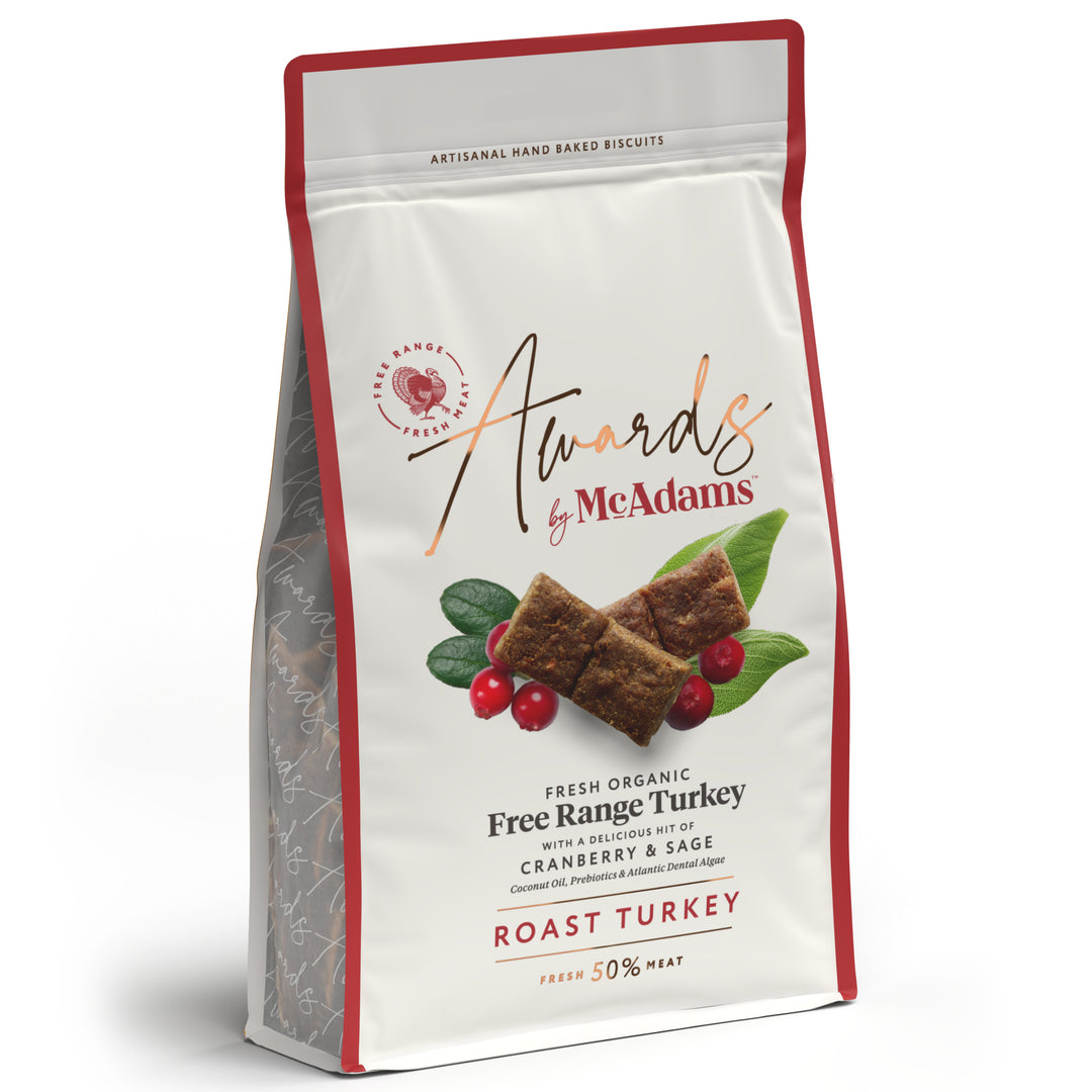 McAdams Free Range Turkey Treats With Cranberry&amp; Sage 150g