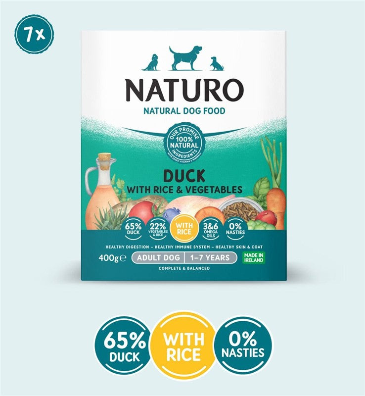 Naturo Duck Rice &amp; Veg 400g