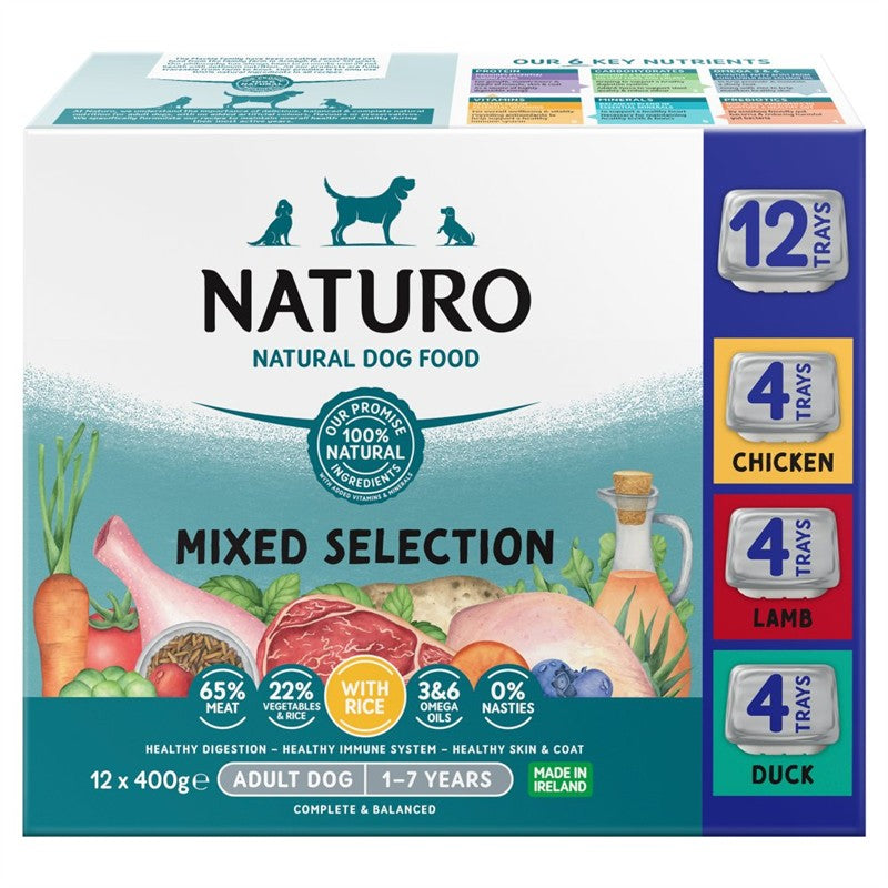 Naturo Mixed Selection with Rice 400g 12 for 11