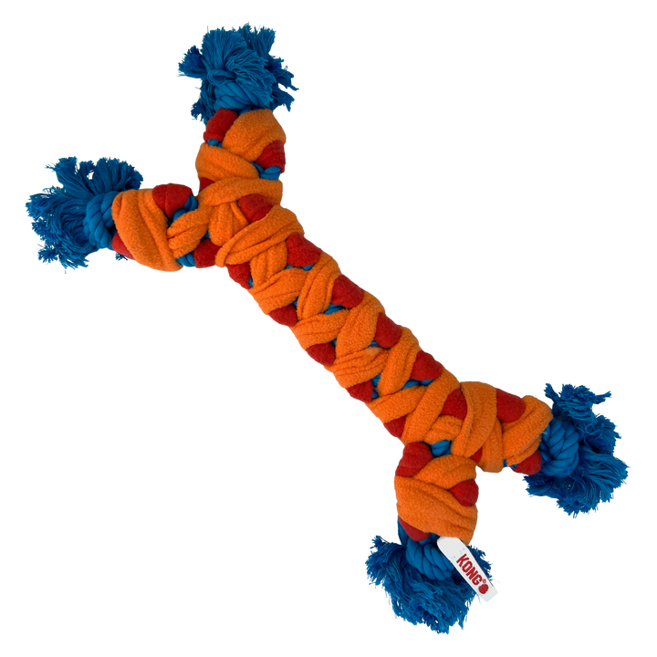 KONG Rope Rally Bone Medium Dog Chew Toy