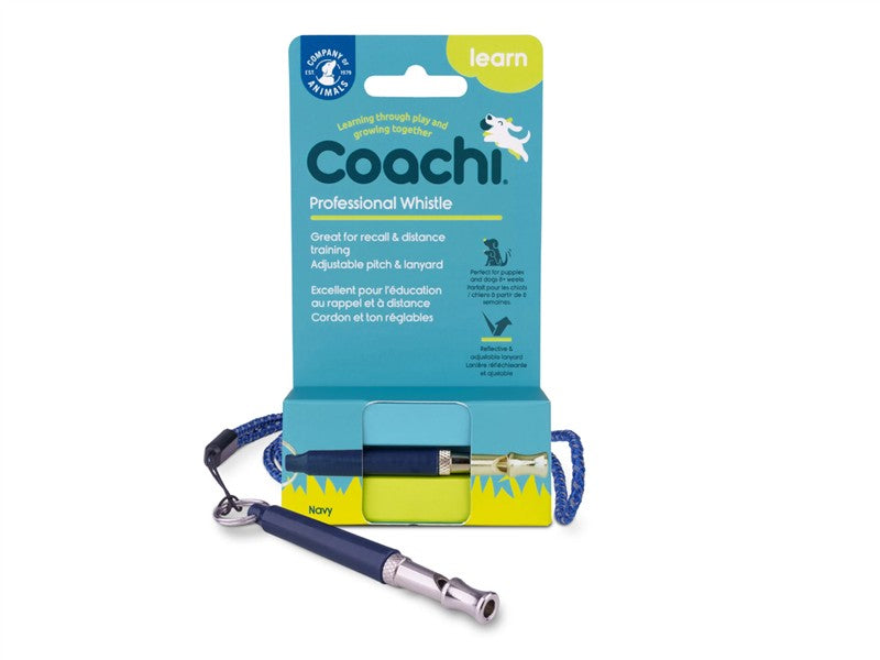 Co. Of Animals Coachi Professional Whistle Navy (Dog) 