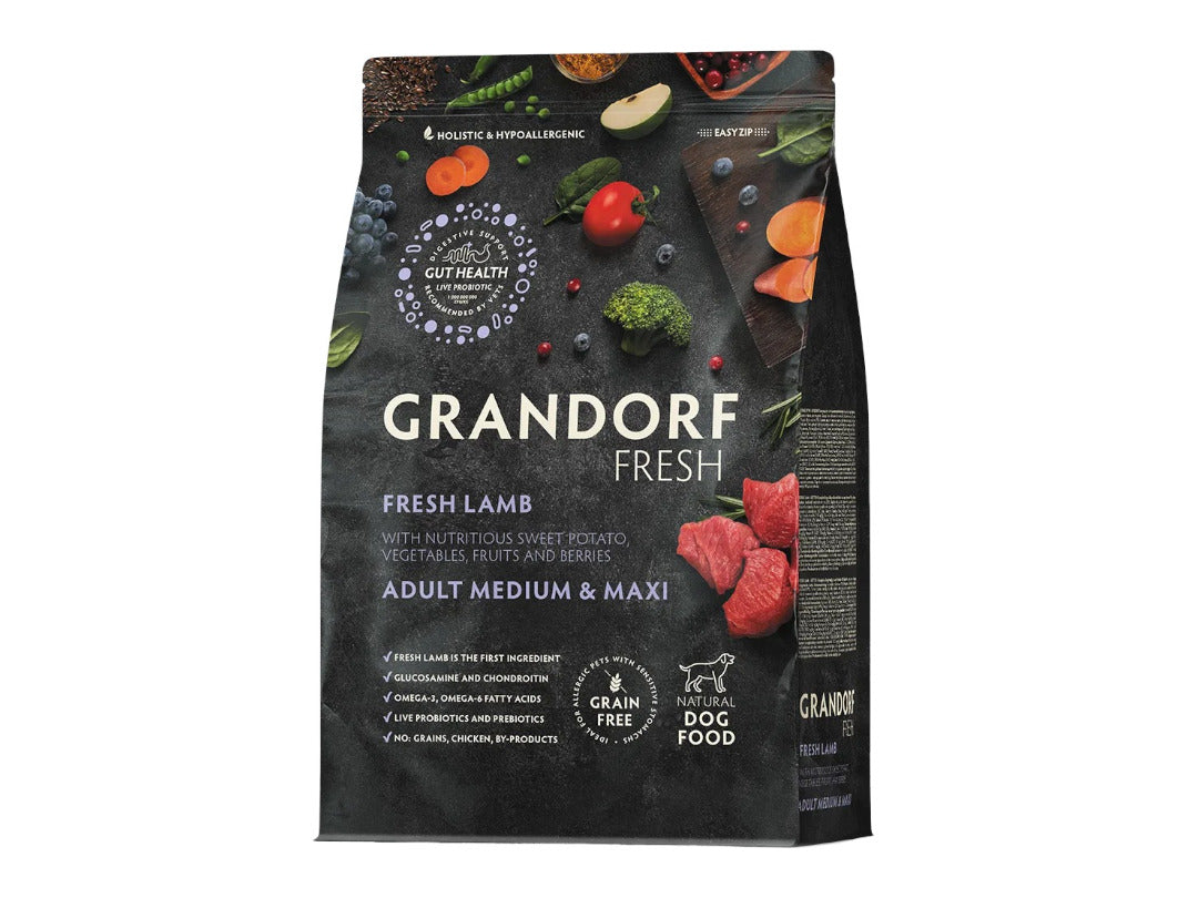 Grandorf Grain Free Maxi Fresh Lamb 3kg | Petshop Near Me