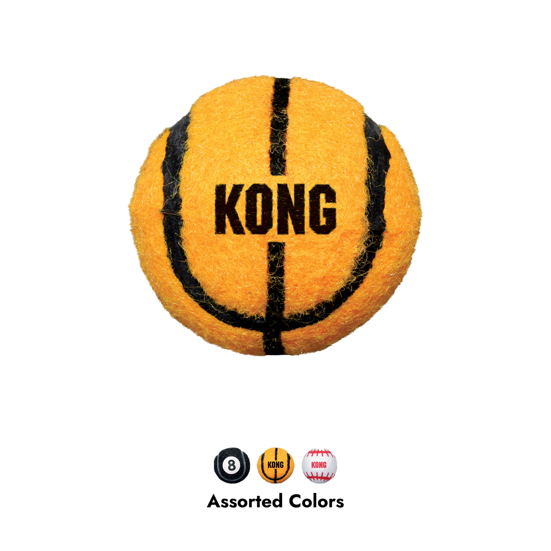 KONG Sports Ball Small 3PACK, assorted colours