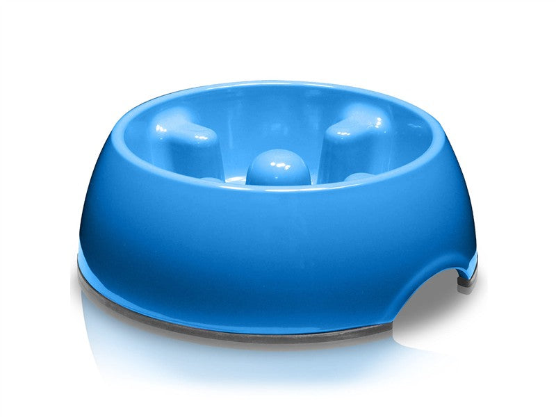 Dogit Anti Gulp Bowl Blue Small 300ml 14cm 