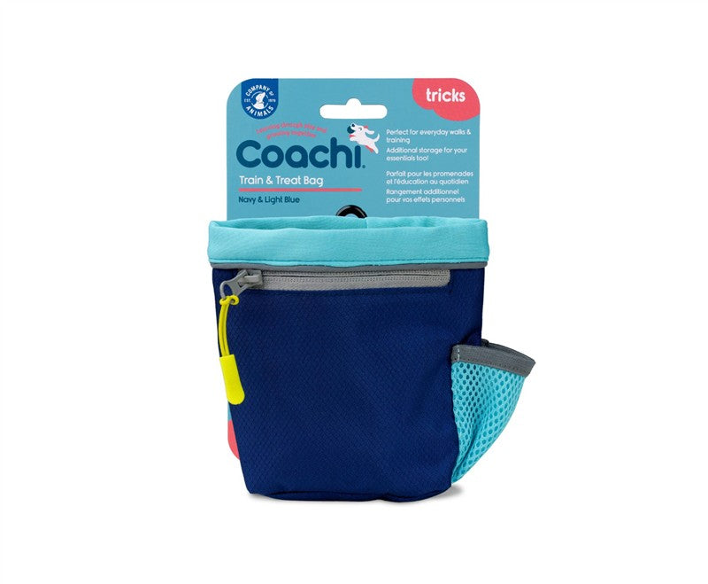 Co. Of Animals Coachi Train &amp; Treat Bag Navy &amp; Blue (Dog) 