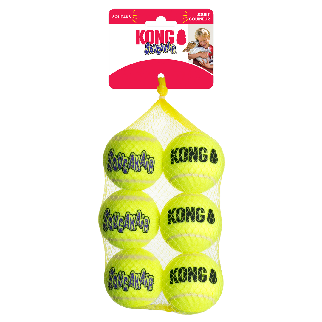 KONG Squeaker Medium, 6 Pack, in packaging