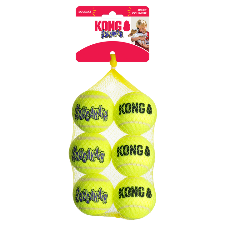 KONG Squeaker Medium, 6 Pack, in packaging