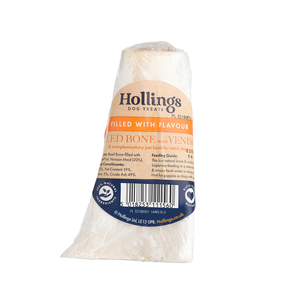 Hollings Venison Filled Bone Dog Treat