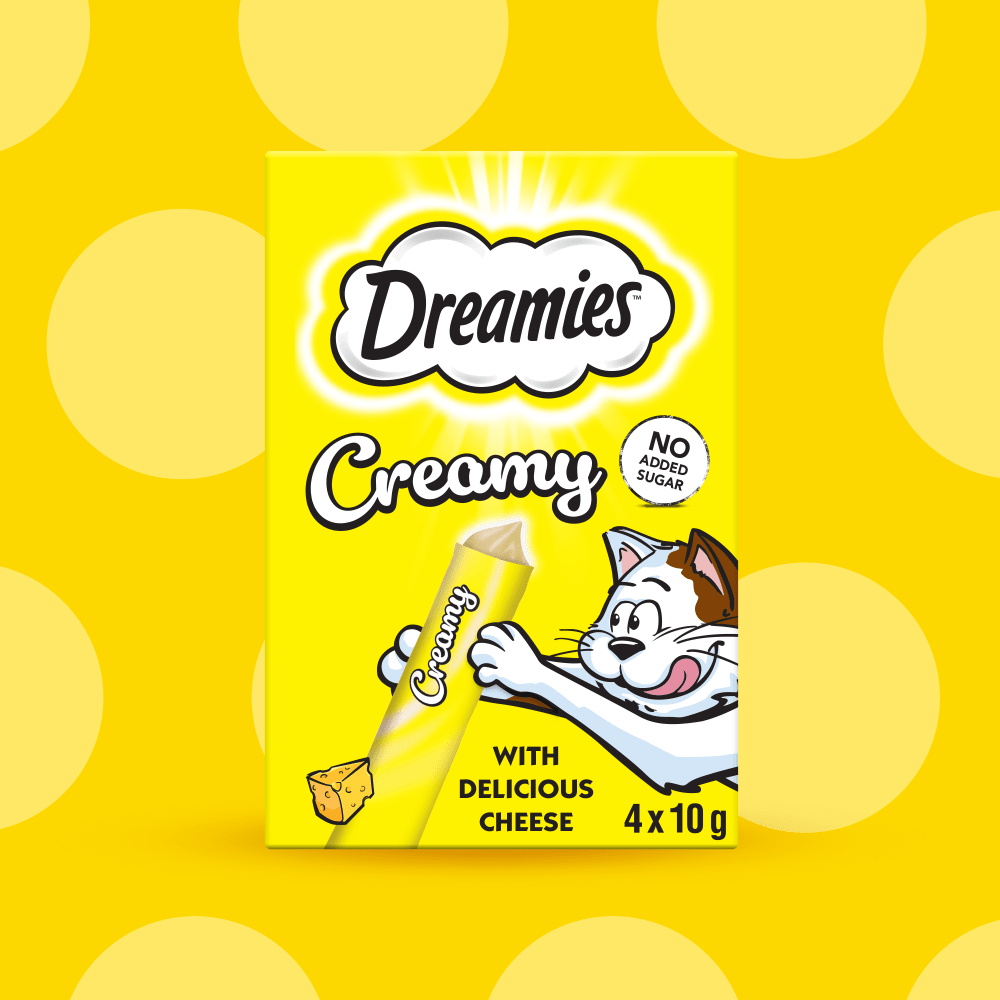 Dreamies Creamy Cat Treats with Cheese 4x10g, view 6