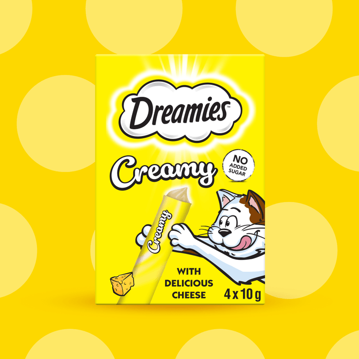 Dreamies Creamy Cat Treats with Cheese 4x10g, view 6