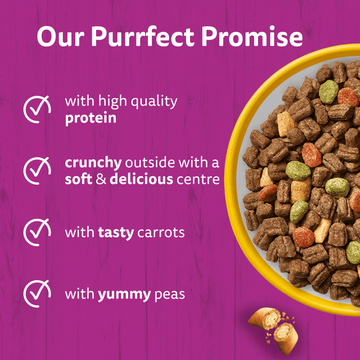 Whiskas 1+ Cat Complete Dry With Chicken 1.9kg, view 3
