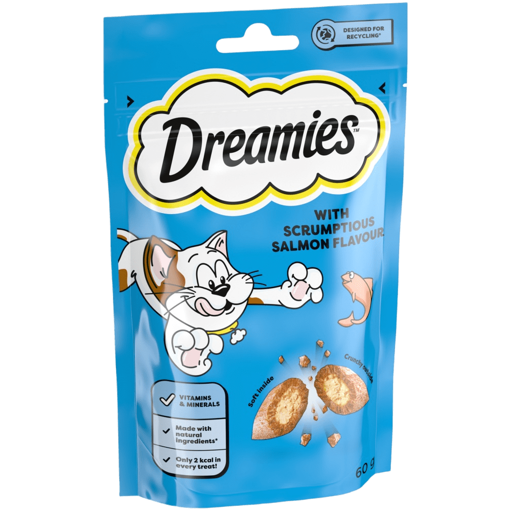 Dreamies Cat Treats with Salmon 60g