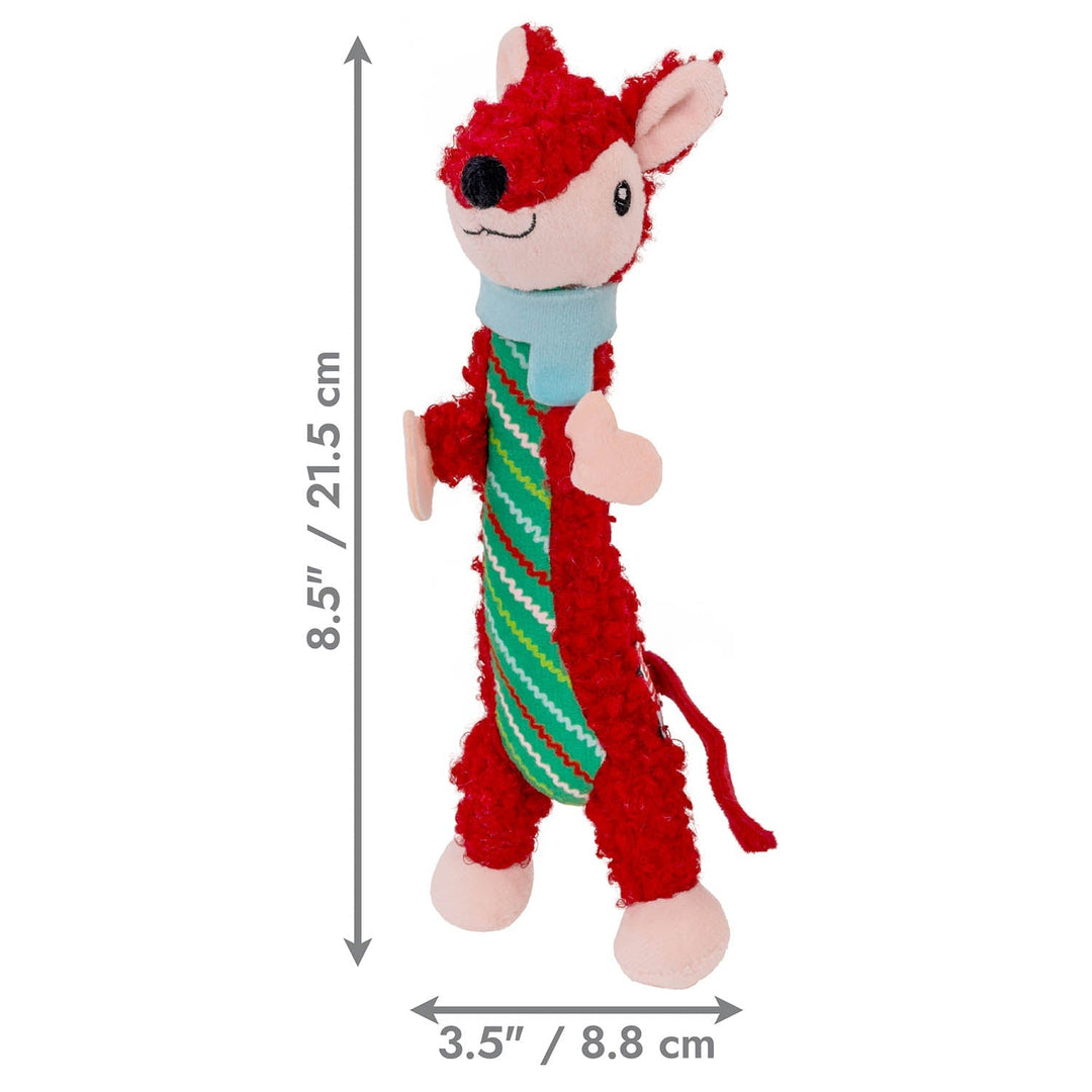 KONG Holiday Cat Luvs Fox Red, Christmas cat toy