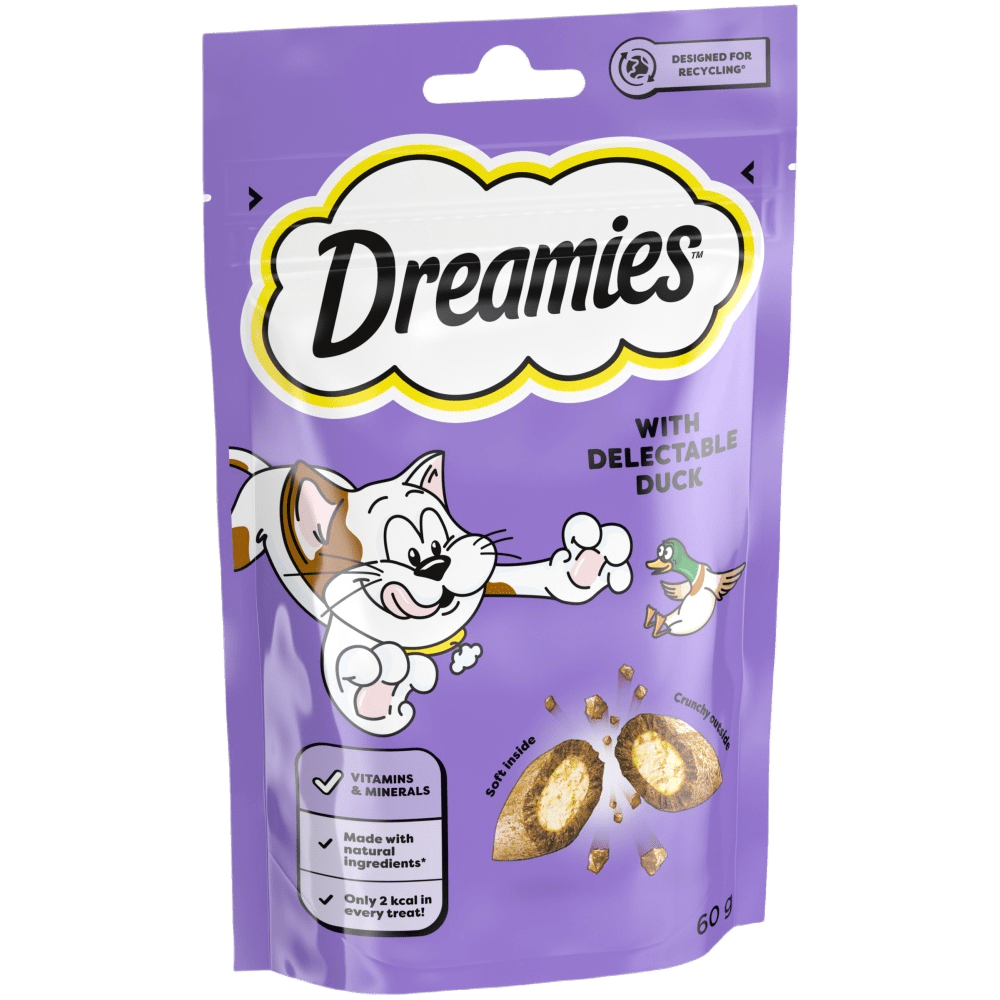 Dreamies Cat Treats with Duck 60g